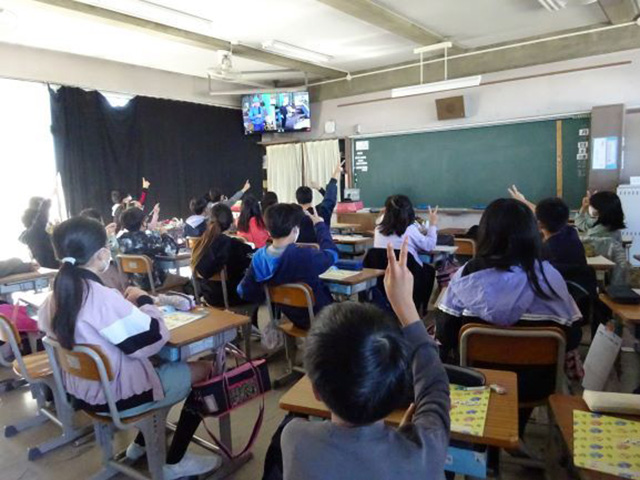 大治南（おおはるみなみ）小学校（愛知県海部郡大治町）バーチャル工場見学会_01