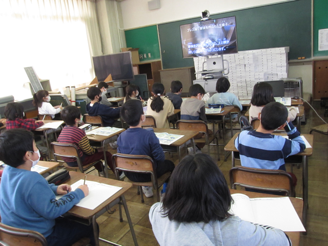 明新（めいしん）小学校（福井県福井市）バーチャル工場見学会_02