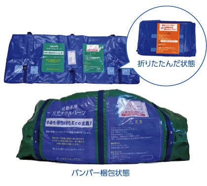 バンパー用 折りただんでコンパクトに「なります。