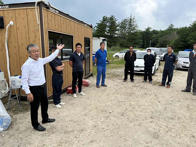 令和5年梅雨前線豪雨等（秋田県）　被災車両復興支援1