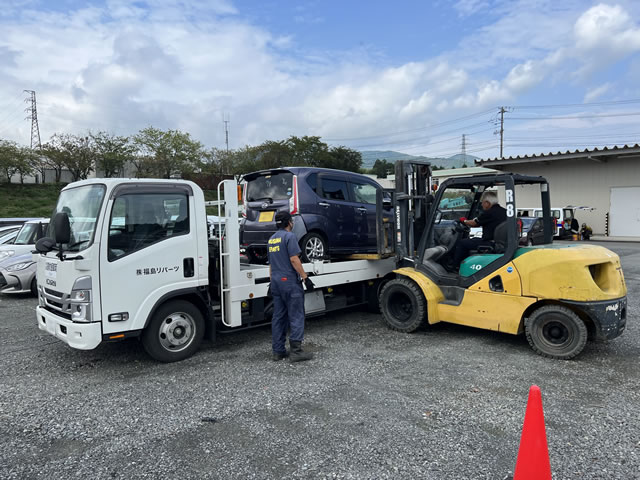 令和5年台風13号による暴風雨等（千葉県・茨城県・福島県）　被災車両復興支援5