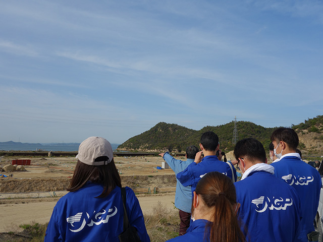 2021-4-23「柚の浜」荒廃地の整備 雑草等の除去作業6