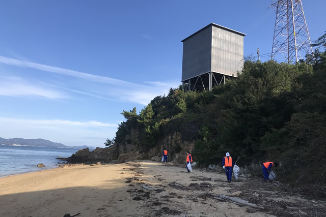 2019-10-22 海岸漂着ゴミ回収活動現場3