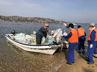 2022-10-28 海岸漂着ゴミ回収活動現場5