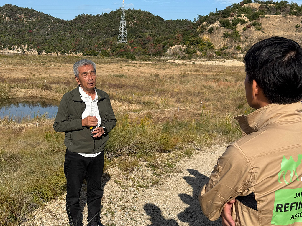 不法投棄現場見学