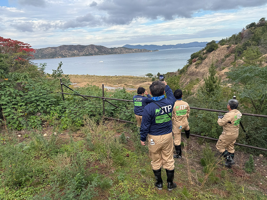 不法投棄現場見学