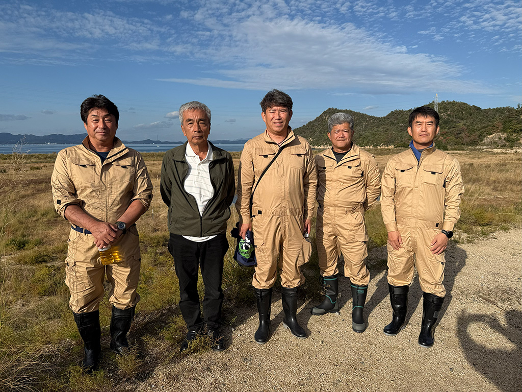 不法投棄現場見学