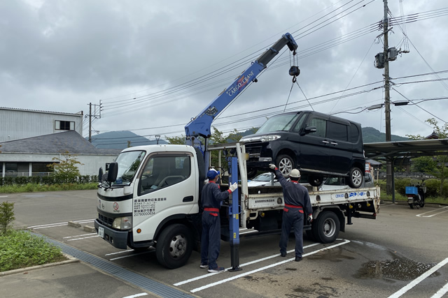 令和3年8月の大雨　被災車両復興支援4