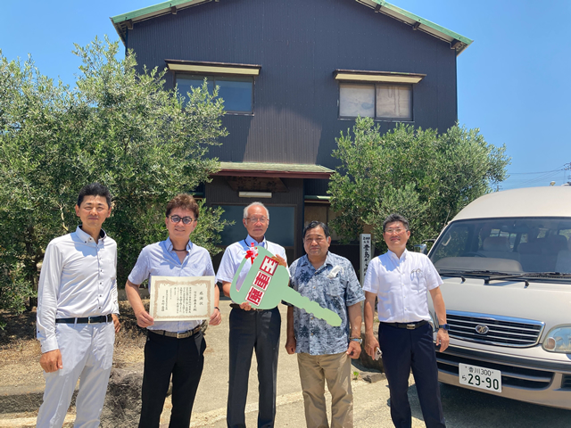 廃棄物対策豊島住民会議 木村益雄議長、安岐正三事務局長とNGP協組廃車王委員会